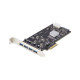 StarTech.com Tarjeta PCI Express de 4 Puertos USB-A - Tarjeta PCIe USB 3.2 de 5Gbps